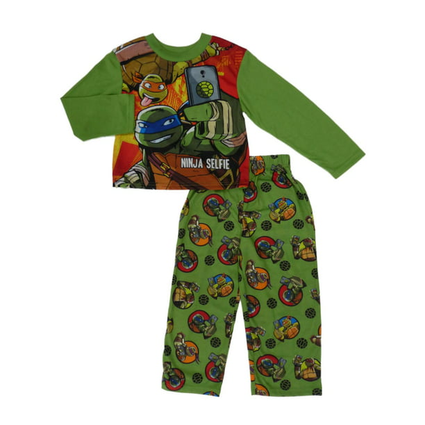 Teenage Mutant Ninja Turtles Little Boys Toddler Lightning 2-Piece Pajamas 
